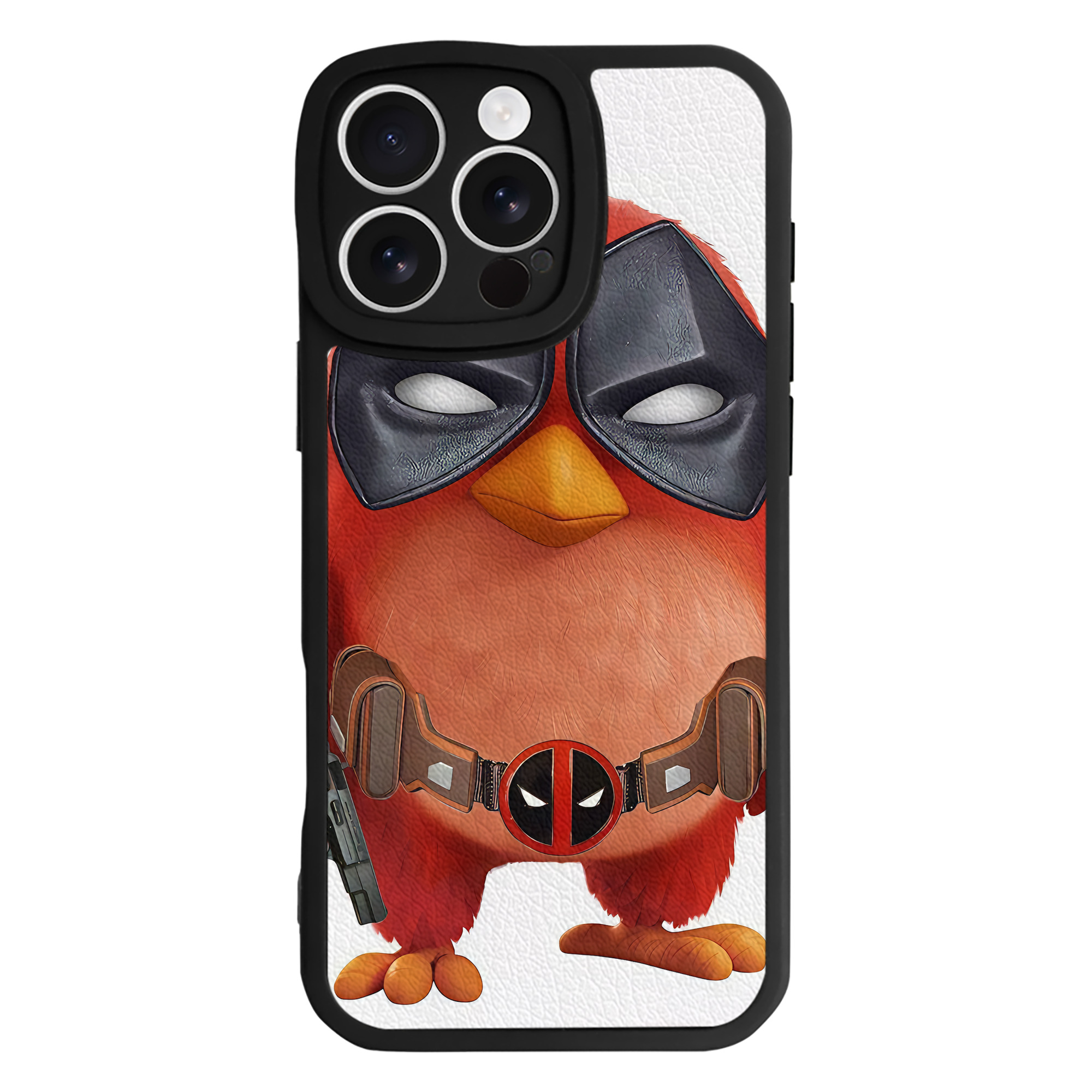 （画像用） Angry Birds アングリーバード 【iPhone 16シリーズ対応】シリコンスマホケース（レザー調） 材質：シリコン